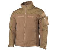 MFH Men's US Combat Fleece Jacket Coyote Size XL
