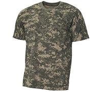 MFH US Streetstyle T-Shirt Mens Army Gym Military Excersise AT Digital Camo