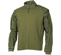 MFH US Tactical Shirt Mens Combat Military Airsoft UBACS Hunting Top OD Green