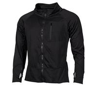MFH US Tactical Soft Shell Thermal Jacket Black Mens Military Combat Top