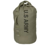 MFH Military Duffel Bag 70L Shoulder Strap Backpack Travel Green Cotton