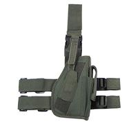 MFH Pistol Leg Holster 30725A Leg and Belt Attachment Right (Olive)