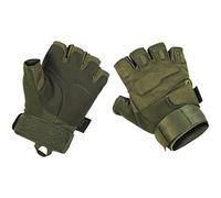 MFH Protect Fingerless Gloves OD Green size M
