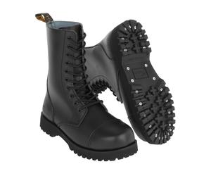 MFH Pure Trash 10 Eyelet Tactical Boots - Black