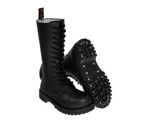 MFH Pure Trash 14-Eyelet Boots - Black