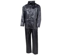 MFH rain suit jacket + trousers - Black