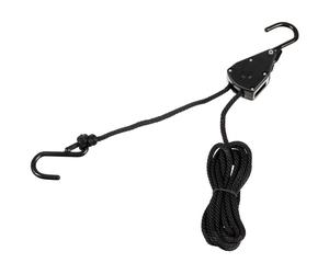 MFH Ratchet Tie Down Strap 4 mm x 2 m - Black