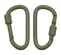 MFH Screw Lock carabiner 60 mm 2 pcs. - Olive