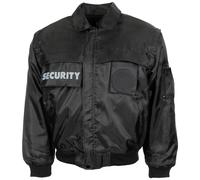 MFH Security Blouson Mens Bouncer Jacket Mens Warm Nylon Black