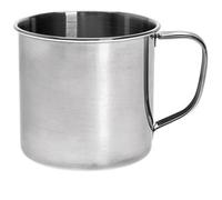 Mfh Stainless Steel Cup Mug 250Ml Brushed Stainless