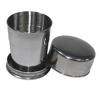 MFH Telescope folding steel cup - 150 ml