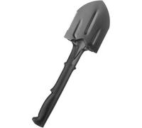 Mfh Steel Shovel With Cover Black