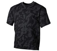Classic Mens T-Shirt Military Top Army Combat Tee Cotton Night Camouflage S-XXL