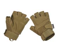 MFH Tactical Fingerless Gloves Coyote Tan Airsoft