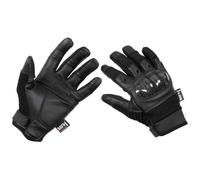 MFH Tactical Gloves, Military Style, Breathable, Shooting Finger, Black