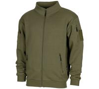 MFH Tactical Jacket Mens Combat Hiking Sweatjacket Camping OD Green