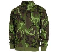 MFH Tactical Jacket Mens Combat Hiking Sweatjacket Czech Woodland Camo