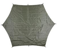MFH Tarpaulin, Hexagon Tarp, Approx. 340 x 310 cm (Olive)
