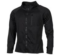MFH US Tactical Soft Shell Thermal Jacket Black Mens Military Combat Top