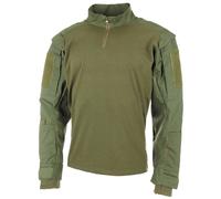 MFH US Army Style Combat Shirt Long Sleeve Tactical Field Shirt Olive