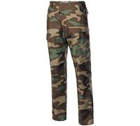 MFH US BDU Combat Trousers Mens Hiking Military Outdoor Cargo Woodland Camo