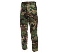 MFH Men's US BDU Combat Trousers Woodland Size S