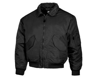 MFH US CWU Flight Jacket Mens Tactical Windbreaker Warm Casual Military Black