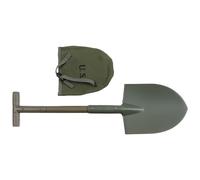 MFH US M10 Shovel with Cover Camping Outdoor Survival Army Garden OD Green
