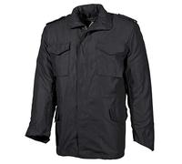 MFH US M65 Field Jacket with Quilted Lining Black size 4XL