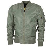 MFH US MA1 Airforce Bomber Jacket Pilot Military Outdoor Unlined Slim Cut