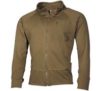 MFH US MILITARY TACTICAL SOFT SHELL JACKET FAST DRYING BASE LAYER TOP COYOTE TAN