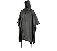 Mfh Us Poncho Ripstop Rain-Cover Black