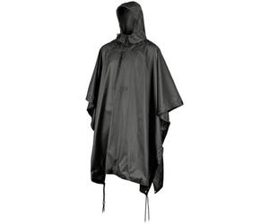 Mfh Us Poncho Ripstop Rain-Cover Black