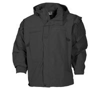 MFH US Soft Shell Jacket Level 5 Mens Army Security Military Combat Warm Black