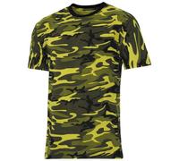 Mfh Us Streetstyle T-Shirt Yellow Camo Size Medium
