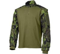 MFH US Tactical Army Shirt Military Mens Top Armour Jacket Czech Woodland Camo