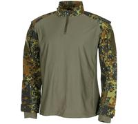 MFH US Tactical Shirt Mens Combat Army Jacket Ripstop Flecktarn Camo