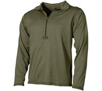 MFH US Undershirt Level II Gen III Base Layer Mens Long Sleeve ECWCS OD Green