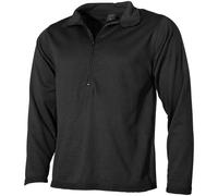 MFH US Undershirt Level II Gen III Mens Long Sleeve ECWCS Underwear Gym Black