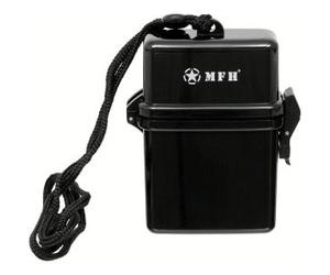 MFH Waterproof Transport Box with Lanyard - Black