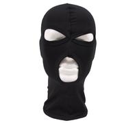 MFH Women's Face Mask Balaclava 3 Hole Thin Masks Black XL EU