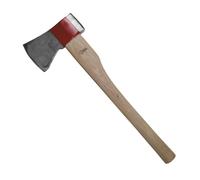 MFH Wooden Handle Axe Large Brown 12cm Woodwork Bushcraft Camping Tools
