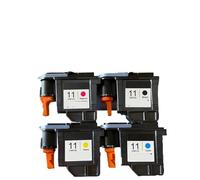 MFHgLKT 1pc or 1set Print Head Compatible With 100 510 800 110 11 C4810A C4811A C4812A C4813A HP500 Printer Parts(C4810A Black)