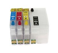 MFHgLKT 27XL 27 Empty Refillable Ink Cartridge Compatible With WorkForce Models Including WF 7720DTWF 7715DWF 7710DWF 7620DTWF 7610DWF 7210DTW 7110DTW