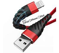 [MFi Certified] iPhone Charger Cable 3m, 2 Pack Lightning Cable 3 Metre Extra Long Fast Charging for Apple 13/12/11/11Pro/11Max/X/XS/XR/XS Max/8/7/6/5S