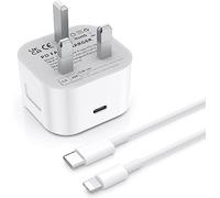 【MFi Certified】iPhone Charger Plug and 2M Cable,20W USB C Plug with Lightning Cable,Compatibles with iPhone 14/14 Plus/14 Pro/14 Pro Max/13/13 Pro/13 Pro Max/12/12 Pro/11/11 Pro/XS Max/XR/X/8/7/iPad