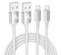 MFi Certified Lightning iPhone Cable 3M 2-Pack - Fast Charging USB Charger Lead for iPhone 14 13 12 11 Pro Max XS XR X 8 7 6 Plus 5 SE, iPad