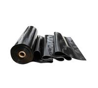 MFLCBK Pond Liner Butyl Pond Liner HDPE Black Pond Lining 0.2mm Thick Pond Membrane for Waterproof Landscape,Garden Pool,Fish Ponds,Fountains(Size:9x9m(Thick 20s))