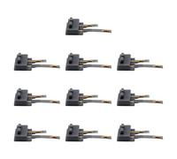 MFMEXUL 10 Pieces Power Box for HO Trains, Electrical Junction Clips, Metal PP Accessory, Easy to Install, Suitable for Model Railroading, Gray