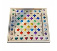 MFMEXUL Acrylic Block With Beech Wood Texture And Light Passing Supports And Balance Practice Suitable for kindergarten stations therapy rooms calm corners, Acrylic Gem Clear